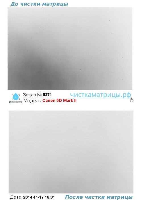 Чистка матрицы Canon 5D Mark II Чистка матрицы Canon 5D Mark II