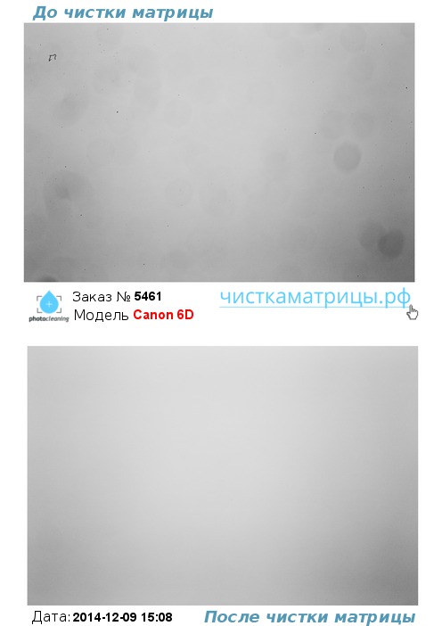 Чистка матрицы Canon 6D