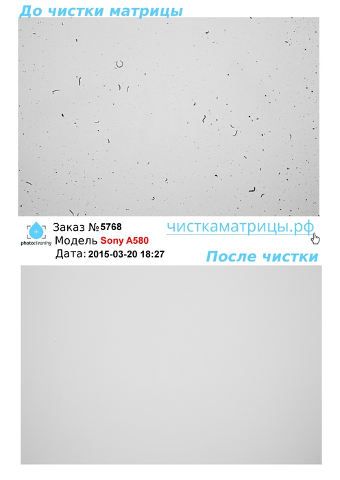 Чистка матрицы Sony A580 Чистка матрицы Sony A580