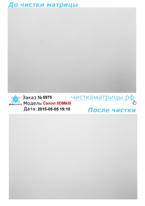Чистка матрицы Canon 5DMkIII Чистка матрицы Canon 5DMkIII