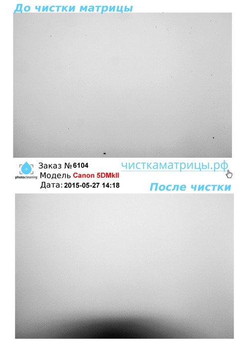 Чистка матрицы Canon 5DMkII Чистка матрицы Canon 5DMkII