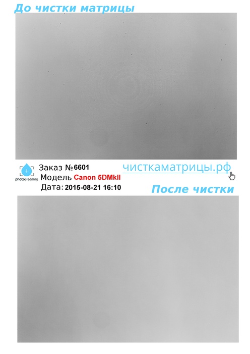 Чистка матрицы Canon 5DMkII Чистка матрицы Canon 5DMkII