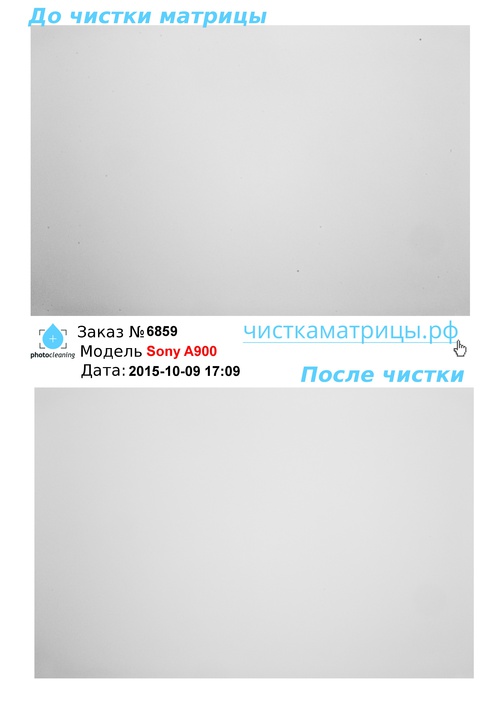Чистка матрицы Sony A900 Чистка матрицы Sony A900