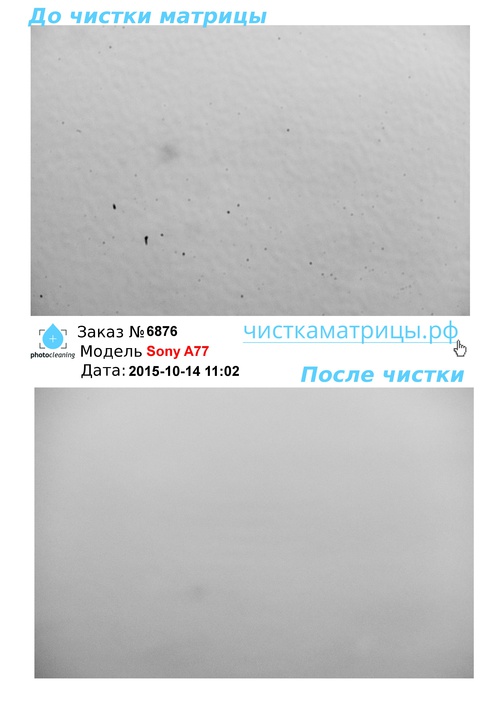 Чистка матрицы Sony A77 Чистка матрицы Sony A77