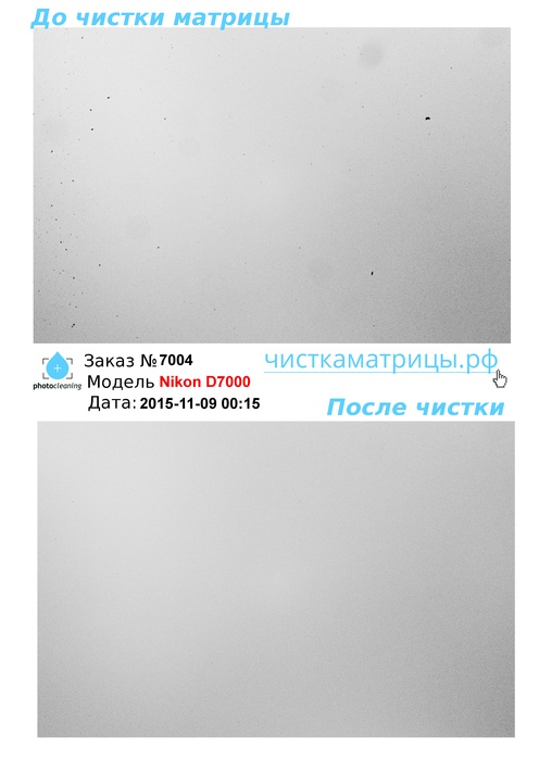 Чистка матрицы Nikon D7000 Чистка матрицы Nikon D7000