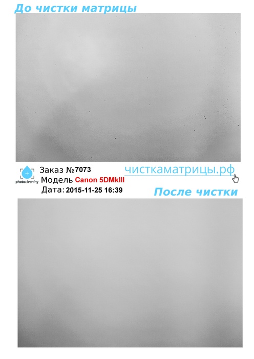 Чистка матрицы Canon 5DMkIII Чистка матрицы Canon 5DMkIII