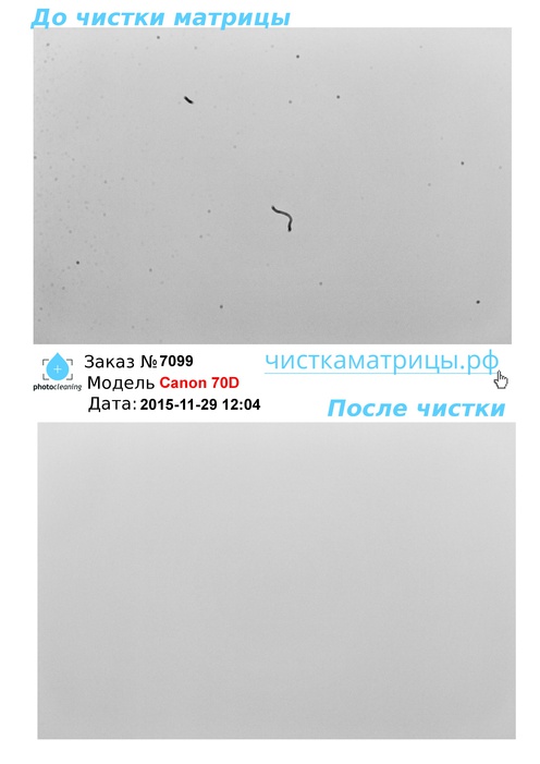 Чистка матрицы Canon 70D Чистка матрицы Canon 70D