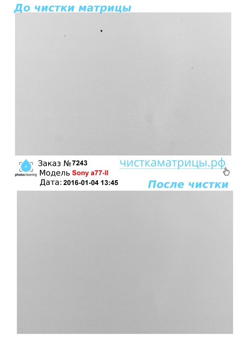 Чистка матрицы Sony a77-II Чистка матрицы Sony a77-II
