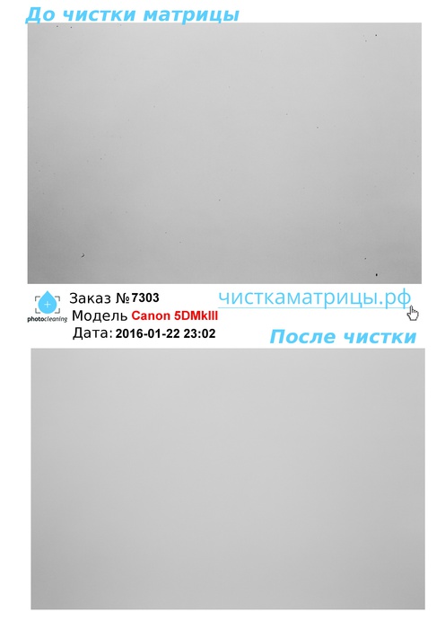 Чистка матрицы Canon 5DMkIII Чистка матрицы Canon 5DMkIII