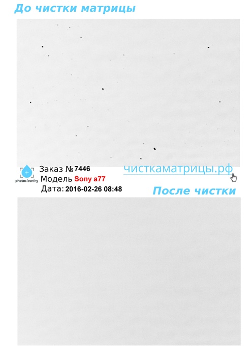 Чистка матрицы Sony a77 Чистка матрицы Sony a77