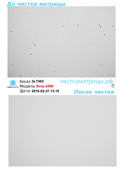 Чистка матрицы Sony A550 Чистка матрицы Sony A550