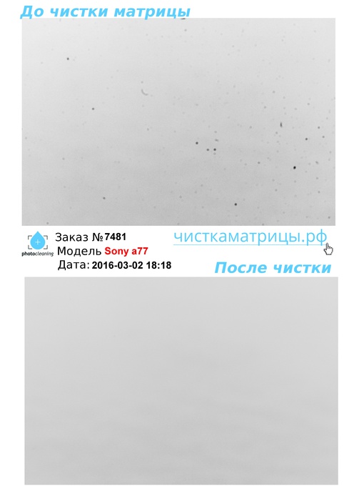 Чистка матрицы Sony a77 Чистка матрицы Sony a77