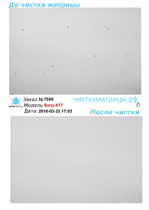 Чистка матрицы Sony A77 Чистка матрицы Sony A77