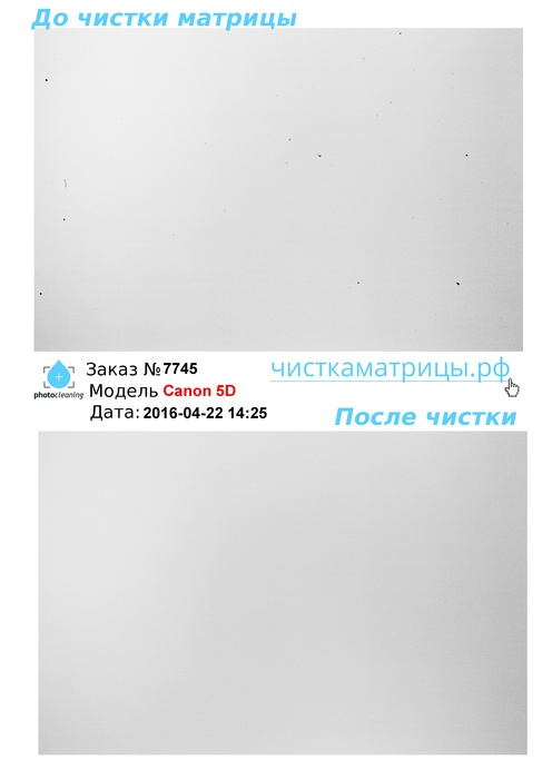Чистка матрицы Canon 5D Чистка матрицы Canon 5D