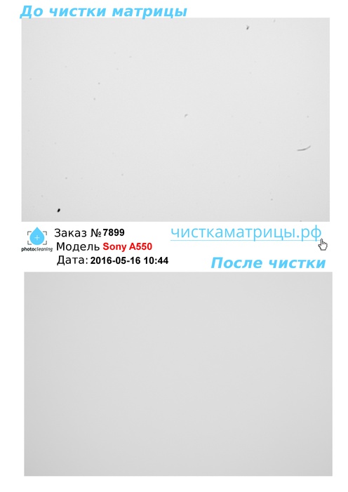 Чистка матрицы Sony A550 Чистка матрицы Sony A550