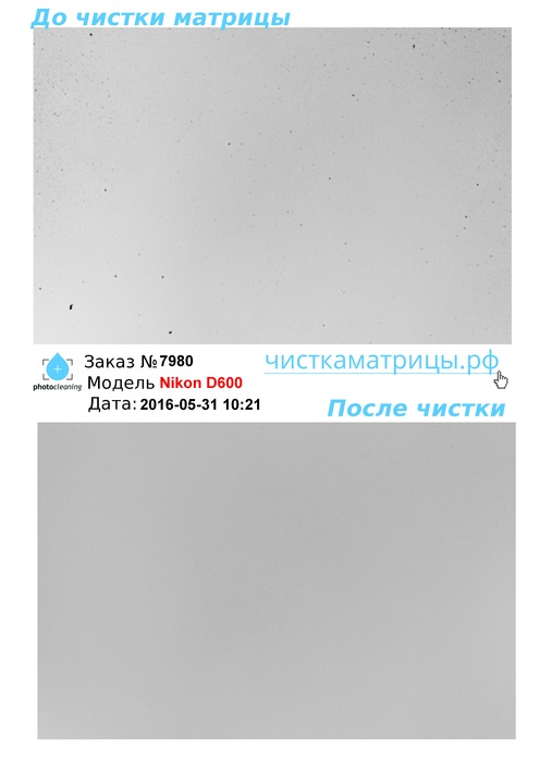 Чистка матрицы Nikon D600 Чистка матрицы Nikon D600