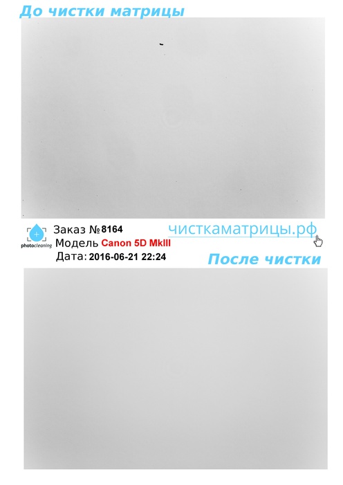Чистка матрицы Canon 5D MkIII Чистка матрицы Canon 5D MkIII