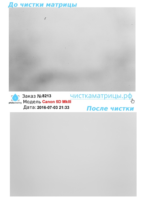 Чистка матрицы Canon 5D MkIII Чистка матрицы Canon 5D MkIII