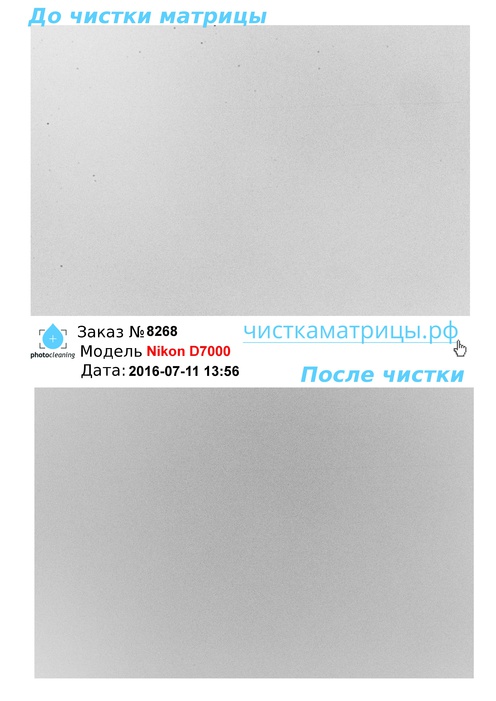 Чистка матрицы Nikon D7000 Чистка матрицы Nikon D7000