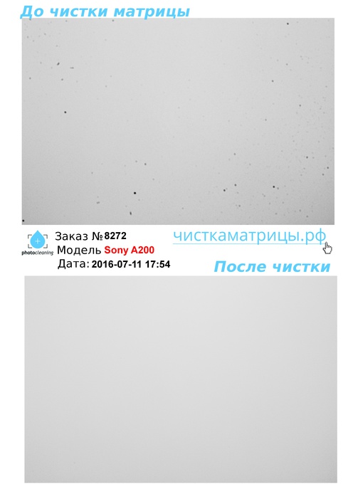 Чистка матрицы Sony A200 Чистка матрицы Sony A200