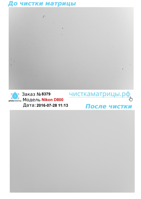 Чистка матрицы Nikon D800 Чистка матрицы Nikon D800