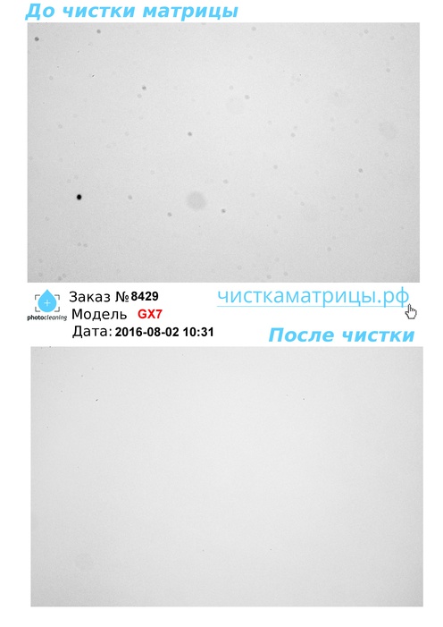 Чистка матрицы GX7 Чистка матрицы GX7