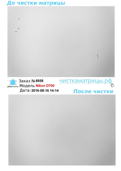 Чистка матрицы Nikon D700 Чистка матрицы Nikon D700