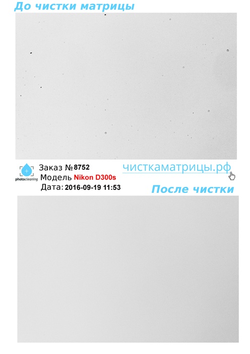 Чистка матрицы Nikon D300s Чистка матрицы Nikon D300s