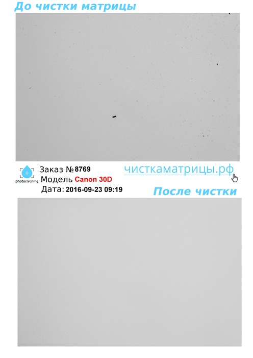 Чистка матрицы Canon 30D Чистка матрицы Canon 30D