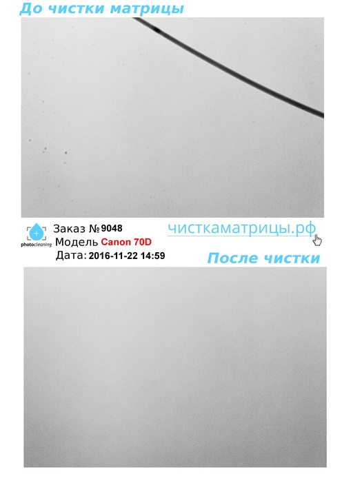 Чистка матрицы Canon 70D Чистка матрицы Canon 70D