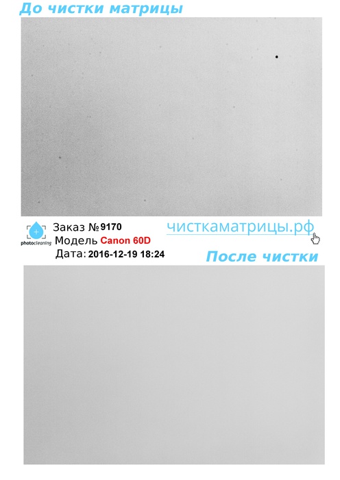 Чистка матрицы Canon 60D Чистка матрицы Canon 60D