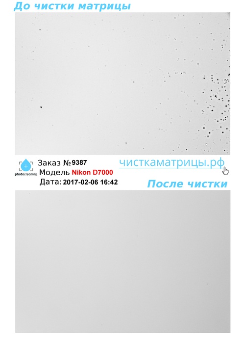 Чистка матрицы Nikon D7000 Чистка матрицы Nikon D7000