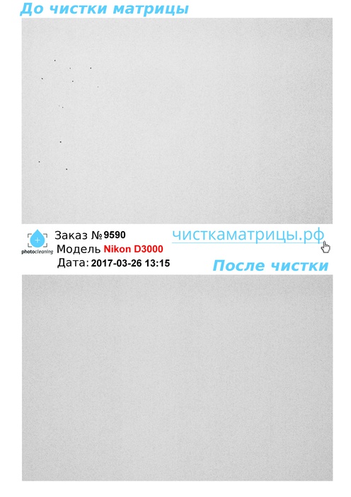 Чистка матрицы Nikon D3000 Чистка матрицы Nikon D3000