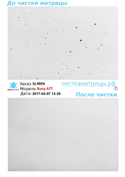 Чистка матрицы Sony A77 Чистка матрицы Sony A77