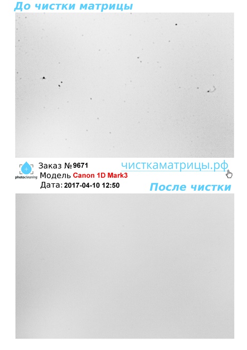 Чистка матрицы Canon 1D Mark3 Чистка матрицы Canon 1D Mark3