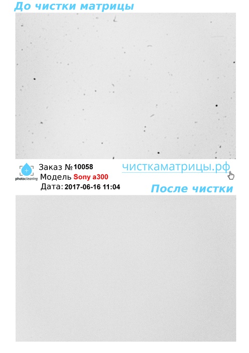 Чистка матрицы Sony a300 Чистка матрицы Sony a300