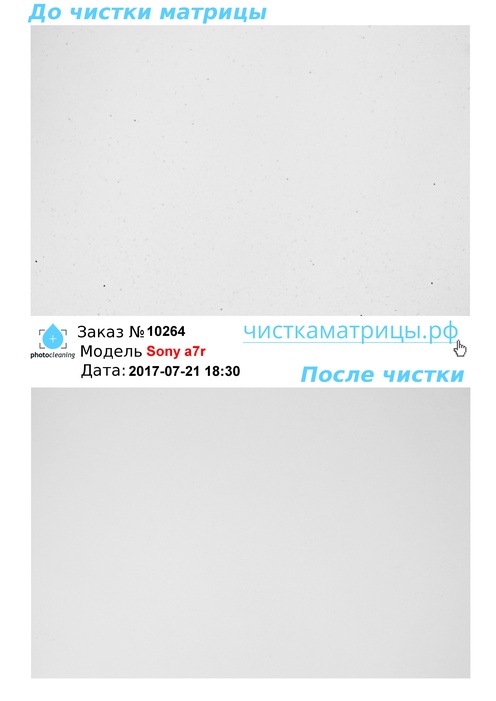 Чистка матрицы Sony a7r Чистка матрицы Sony a7r