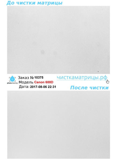 Чистка матрицы Canon 600D Чистка матрицы Canon 600D