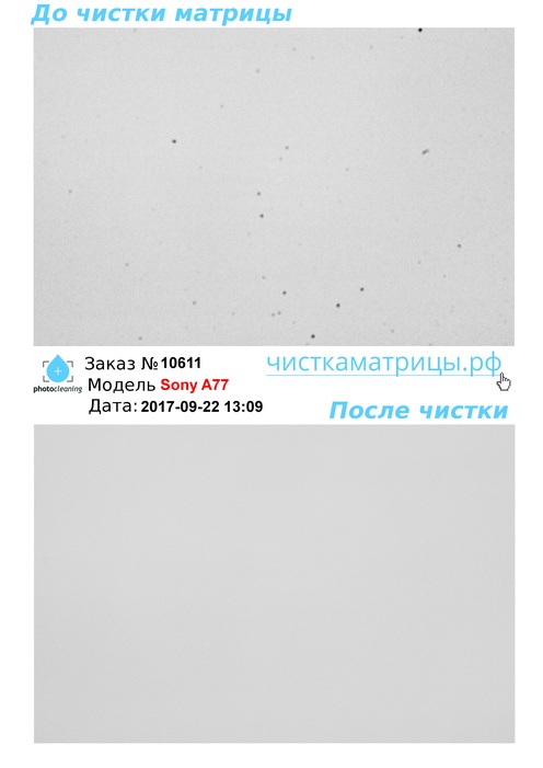 Чистка матрицы Sony A77 Чистка матрицы Sony A77