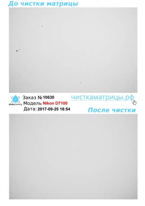 Чистка матрицы Nikon D7100 Чистка матрицы Nikon D7100
