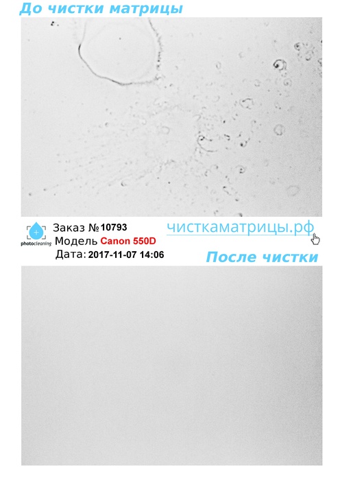 Чистка матрицы Canon 550D Чистка матрицы Canon 550D