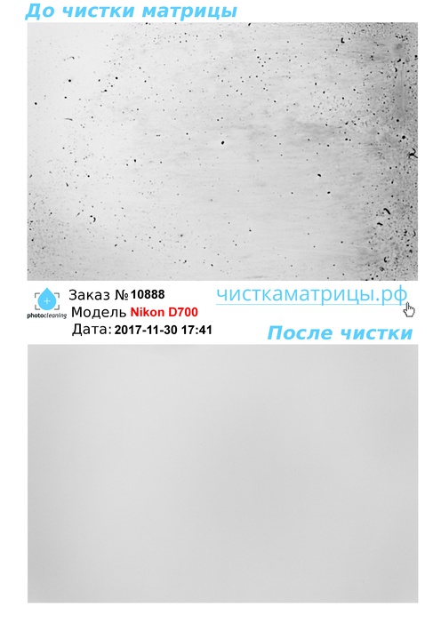 Чистка матрицы Nikon D700 Чистка матрицы Nikon D700