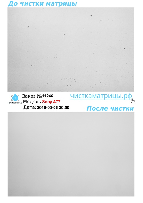 Чистка матрицы Sony A77 Чистка матрицы Sony A77