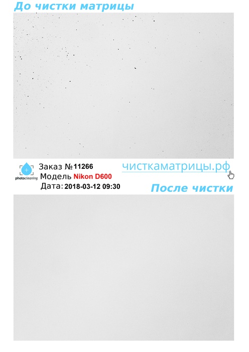 Чистка матрицы Nikon D600 Чистка матрицы Nikon D600