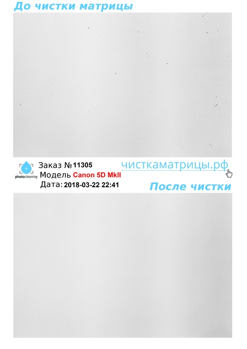 Чистка матрицы Canon 5D MkII Чистка матрицы Canon 5D MkII