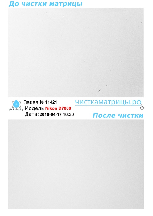 Чистка матрицы Nikon D7000 Чистка матрицы Nikon D7000