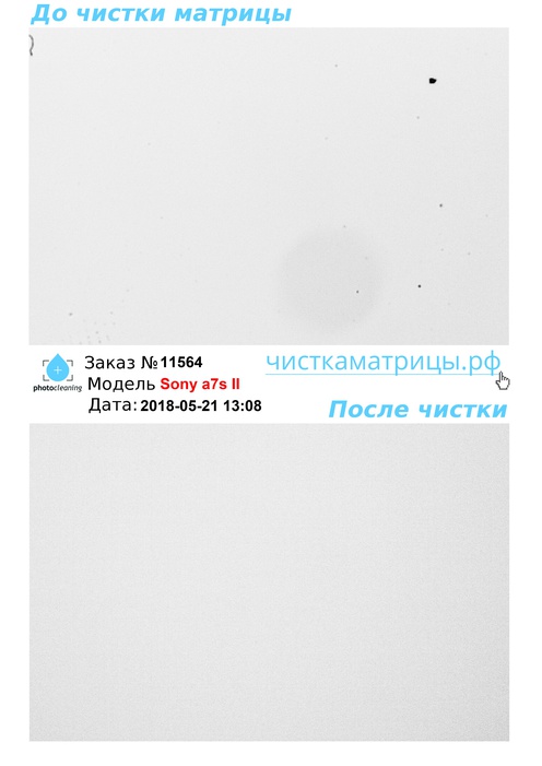 Чистка матрицы Sony a7s II Чистка матрицы Sony a7s II