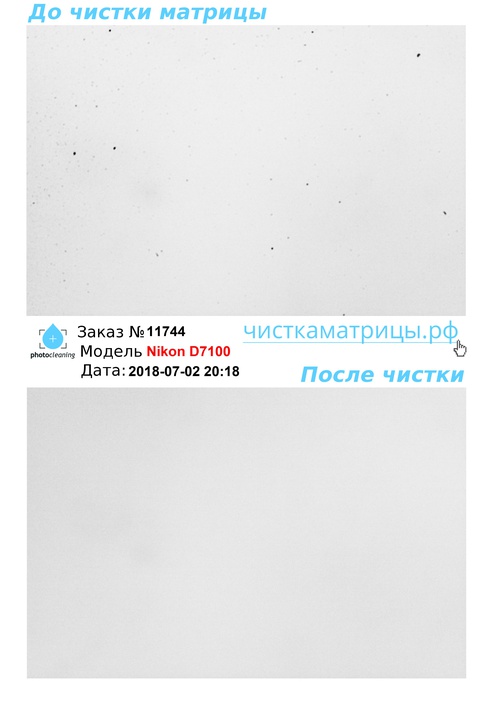 Чистка матрицы Nikon D7100 Чистка матрицы Nikon D7100