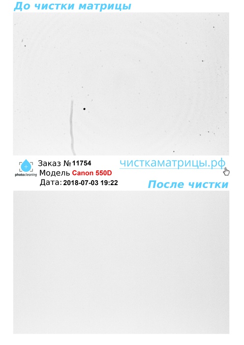 Чистка матрицы Canon 550D Чистка матрицы Canon 550D