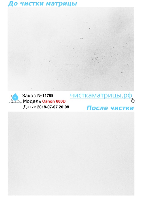Чистка матрицы Canon 600D Чистка матрицы Canon 600D
